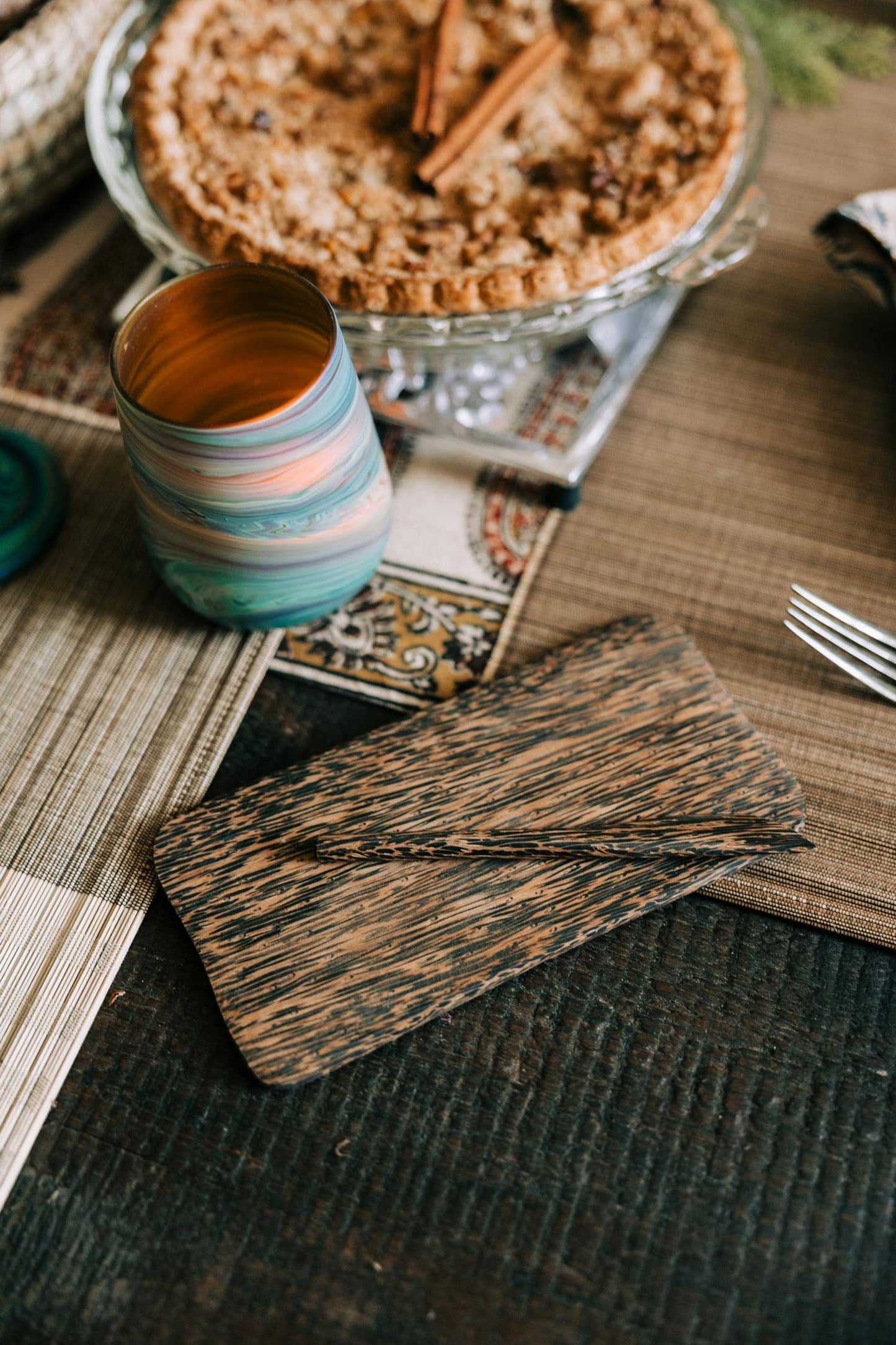 Palm Wood Serving Dish *