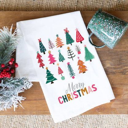 Christmas Trees Tea Towel