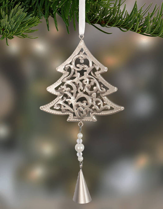 Pearls & Bell Tree Ornament