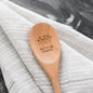 Eat It Or Starve- Beechwood Serving Spoon